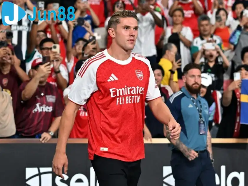 Đối đầu với Leeds sẽ là cơ hội để Gyokeres có được bàn thắng đầu tiên trong màu áo Arsenal (Ảnh: Reuters)